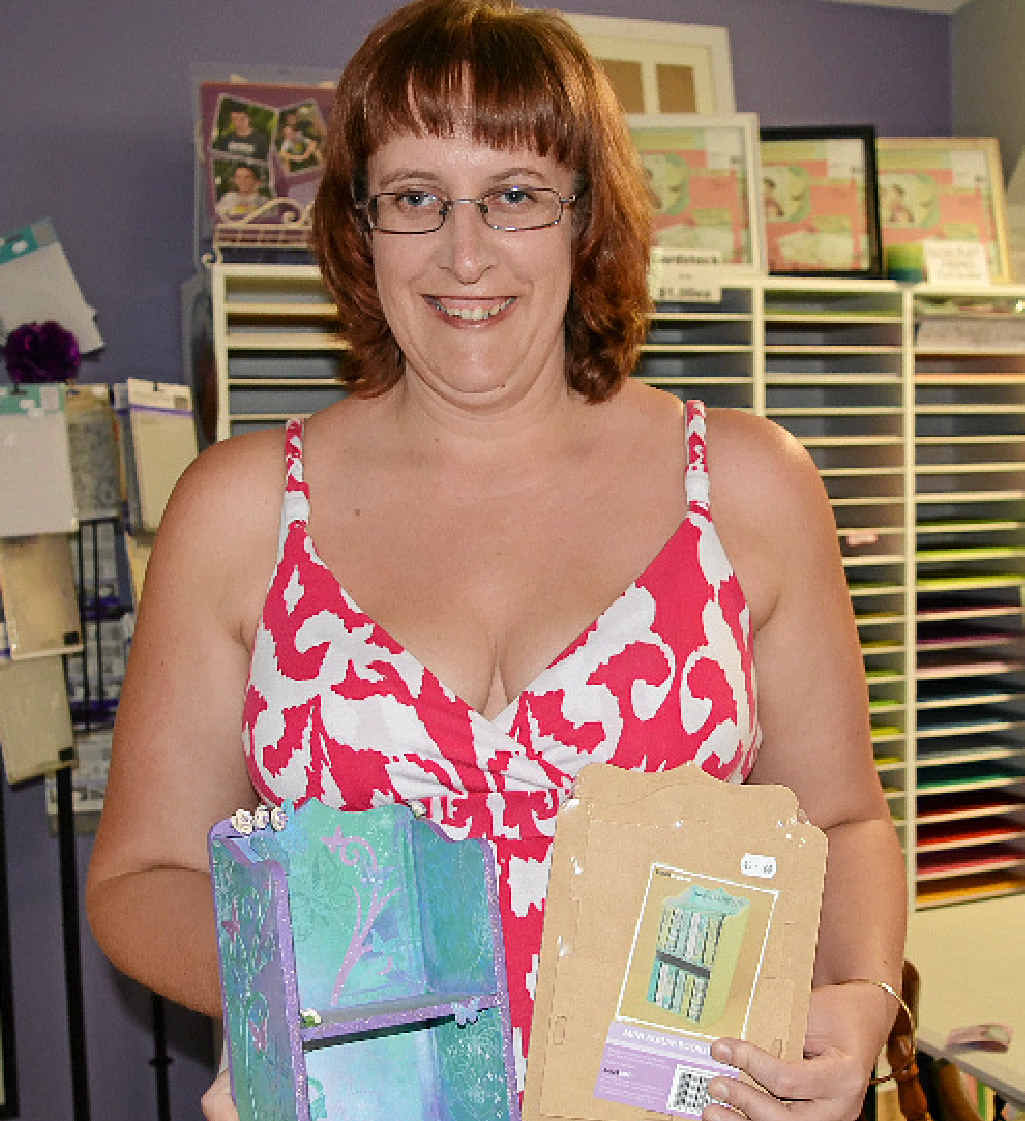 SUCCESS STORY: Wendy Sutcliffe has put two major setbacks behind her to focus on her home business, Happy Scrappin.